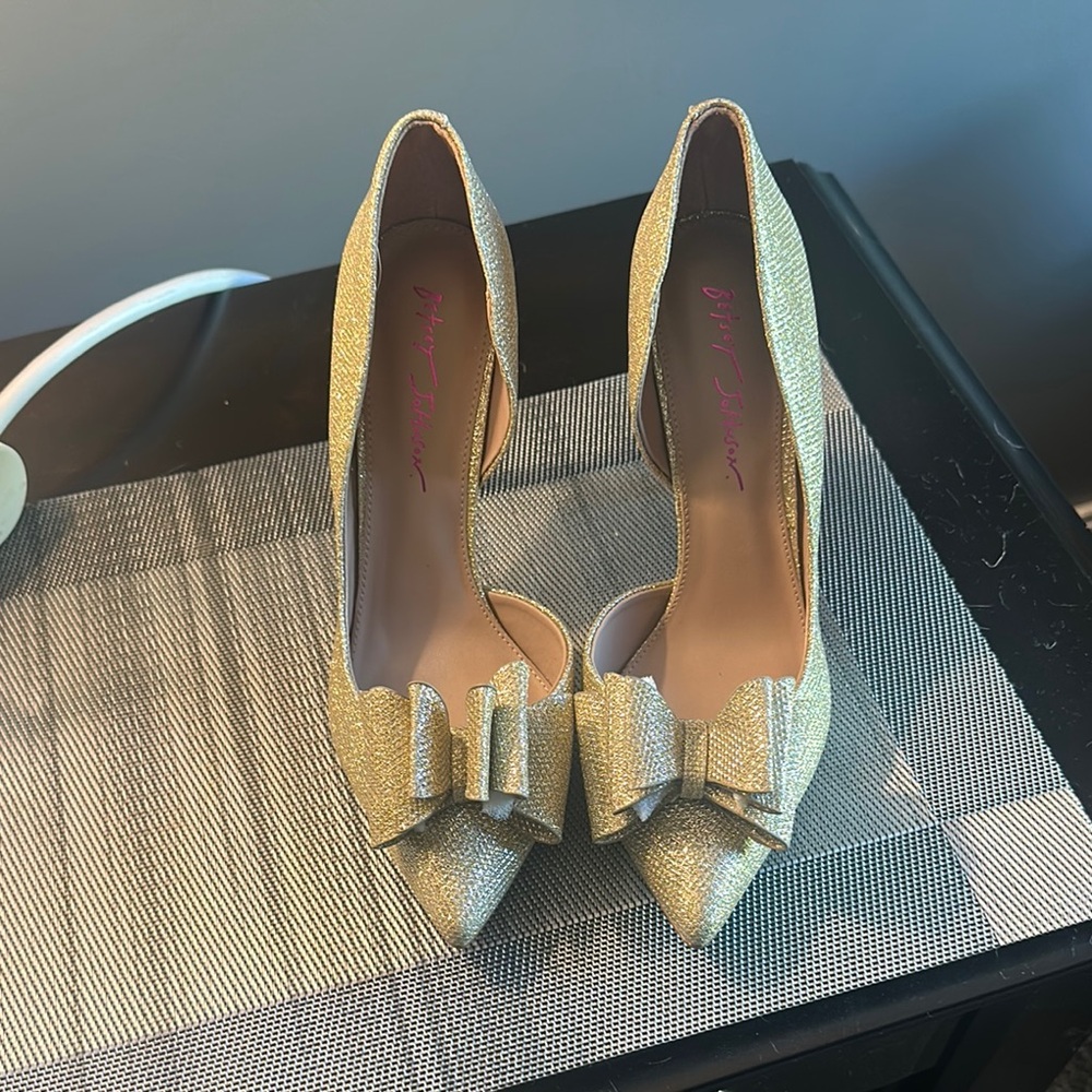 Gold Glitter Women's Shoes